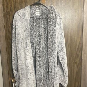 PINK Sherpa Cardigan